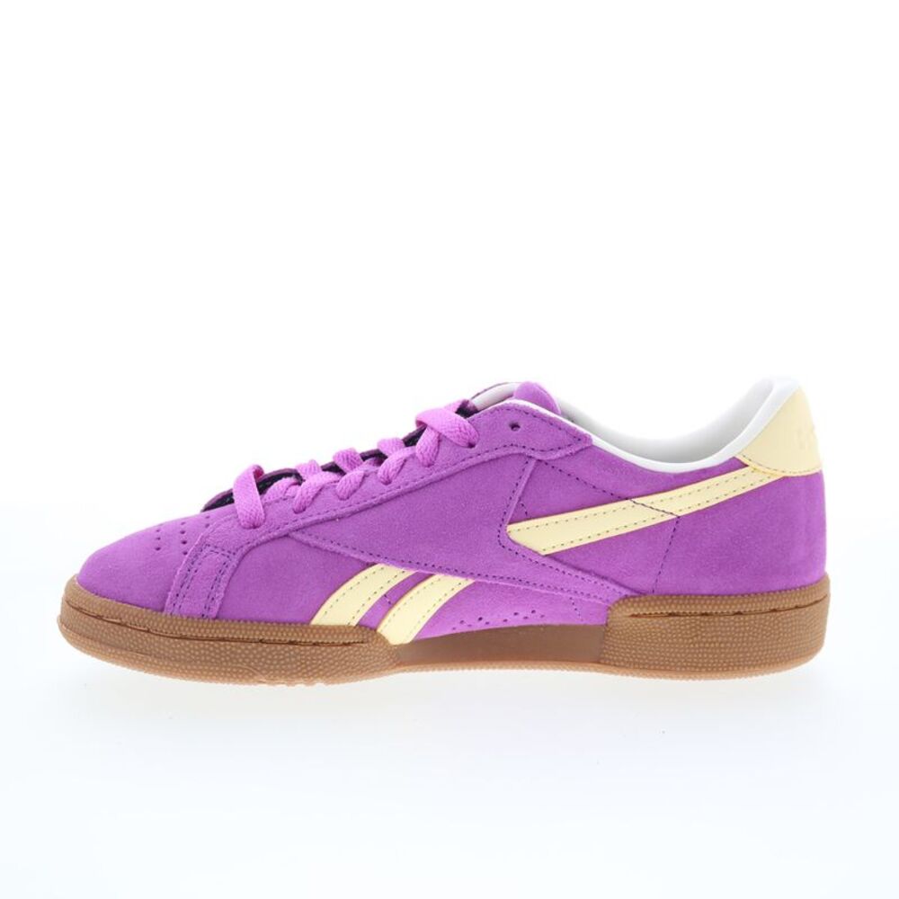 Reebok Womens Club C Grounds UK Purple Shoes (NWT) - Picture 5 of 7